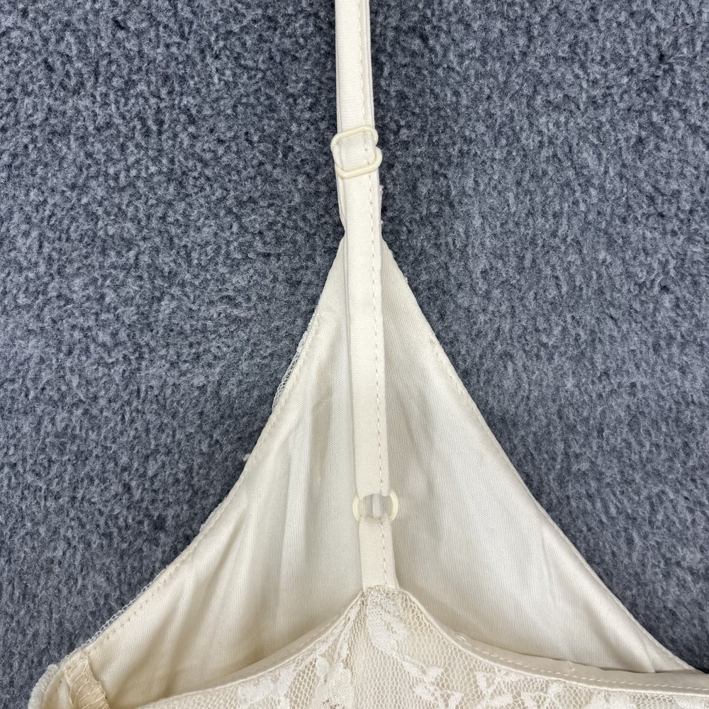 Sincerely Jules Y2K Slip Lace Midi Dress Womens Small White off romantic sheer - Picture 12 of 16
